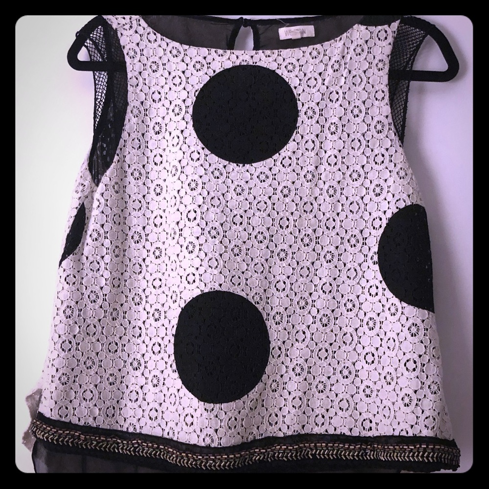 Weston Dotted Lace Blouse